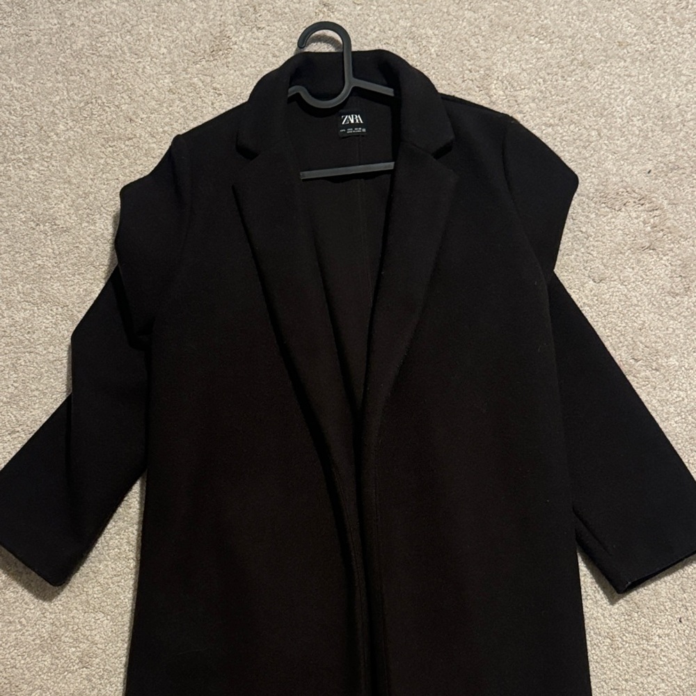 Zara Classic Dark Brown Overcoat